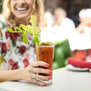 Bloody Mary made with housemade mix