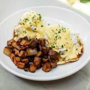 Celtic Crab Benedict