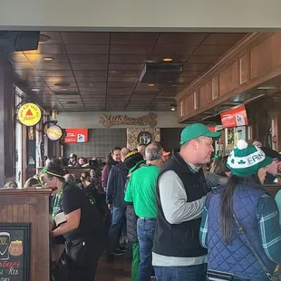 Bar is now 4 deep with great outfits.