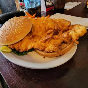 Pork Tenderloin Sandwich