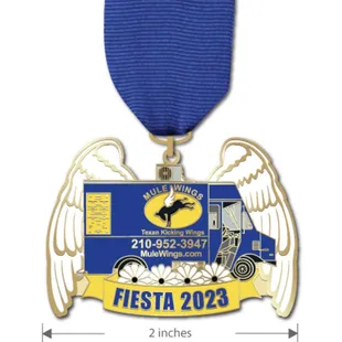 the size of the medal