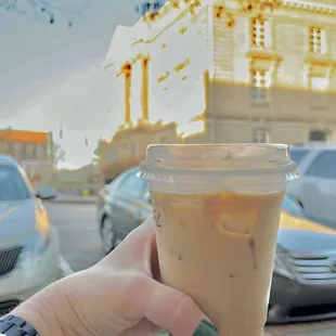 Iced Gingerbread Latte