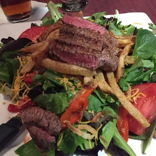 Traditional Pittsburgh Steak Salad