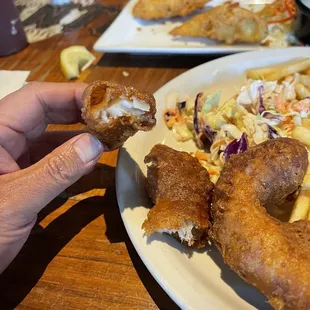 Looked good until we bit into it.  Where's the fish?