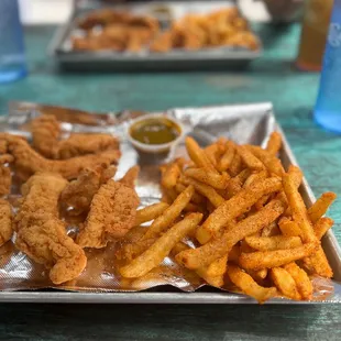 Chicken tenders &amp; fries