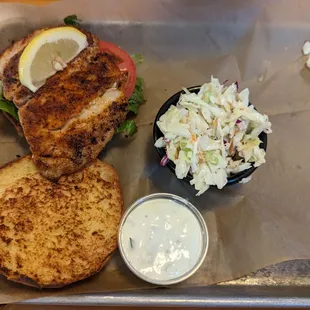 food, grilled fish