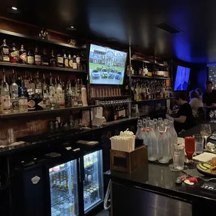 a bar filled with people