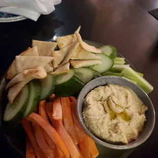 Hummus Veggie Tray