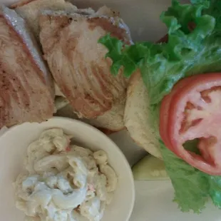 Ahi Sandwich... I was not thrilled with this.