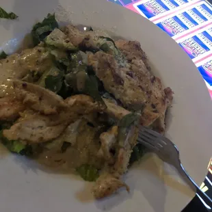 Chicken Cesar salad