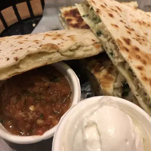 Spinach Quesadilla