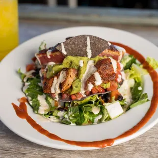 Blackened Tuna Tostada