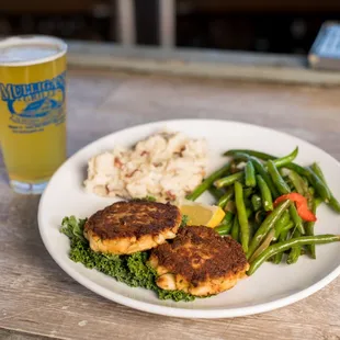 Pan-Grilled Lump Crab Cakes