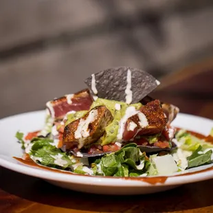 Blackened Tuna Tostada