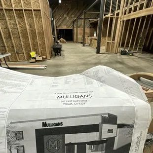 the inside of the building