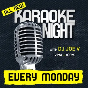 Karaoke Night every Monday!