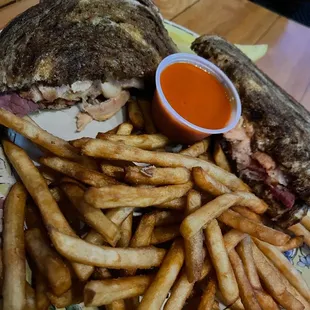 The rueben is 100% ! I did corned beef and turkey and that's the move