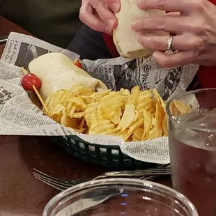 Wrap..forgot what kind..