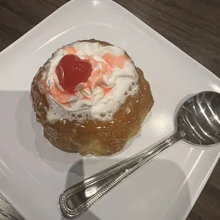 pineapple upside down cake was very good...definitely add ice cream