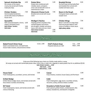 Daily Menu Page 1