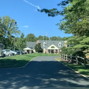 outside