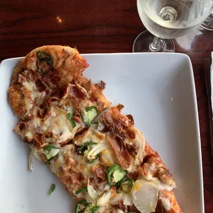 Flatbread and crisp white wine!