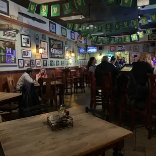 Inside seating