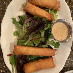 Reuben Spring Rolls