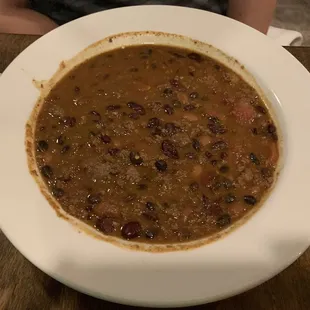 Bowl of chili.   Was average at best.