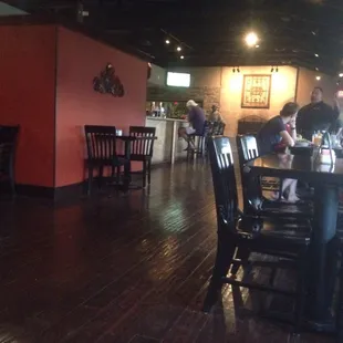 Large room with plenty of space tucked away in the Best Western Hotel.