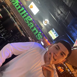 a man posing for a picture