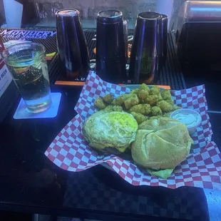 Hole in One Burger and tots