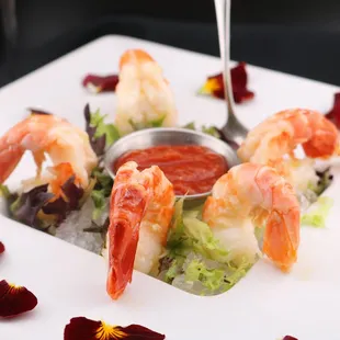 a shrimp appetizer