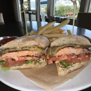 Blackened Salmon Sandwich