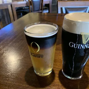 a pint and a pint of guinness