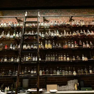 The &quot;library&quot; of liquor