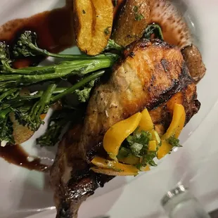 Overcooked pork chop