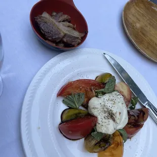 Hand Pulled Buffalo Mozzarella Caprese