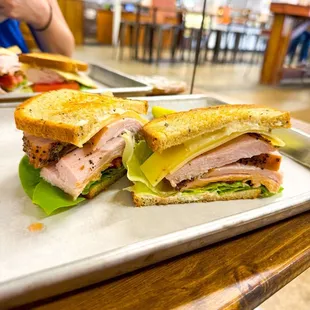 Smoked Turkey on Rye