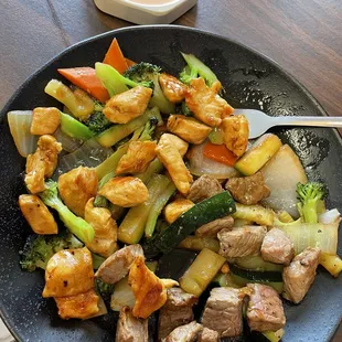Great food... Hibachi Chicken/Steak