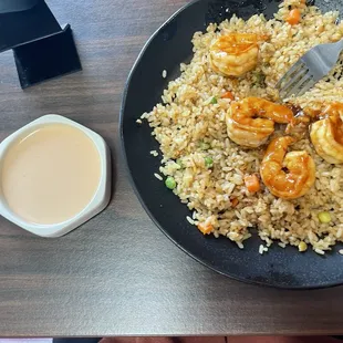 Shrimp bowl lunch special