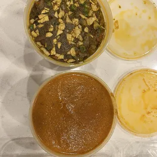 Top: Veg Jaipuri Bottom: Chicken Tikka Masala