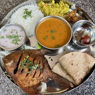 Pomfret Thali