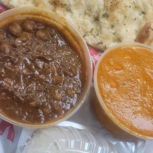 Chicken Lunch Special, $14.99 + $1.50 for Garlic Naan