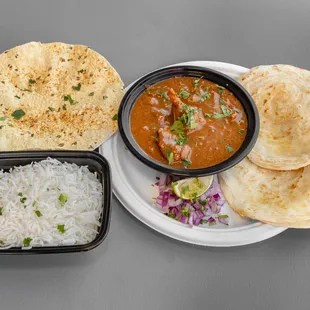 maharashtrian Chicken Thali Combo
