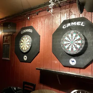 Darts in the back