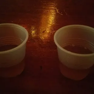 Two shots of Evil. Gotta have it.