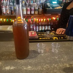 Mystery shots. Cinnamon.