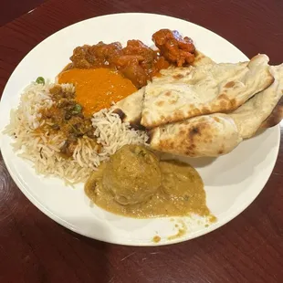 a plate of food
