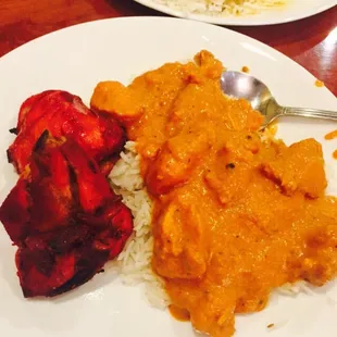 Chicken tikka and tandoori chicken